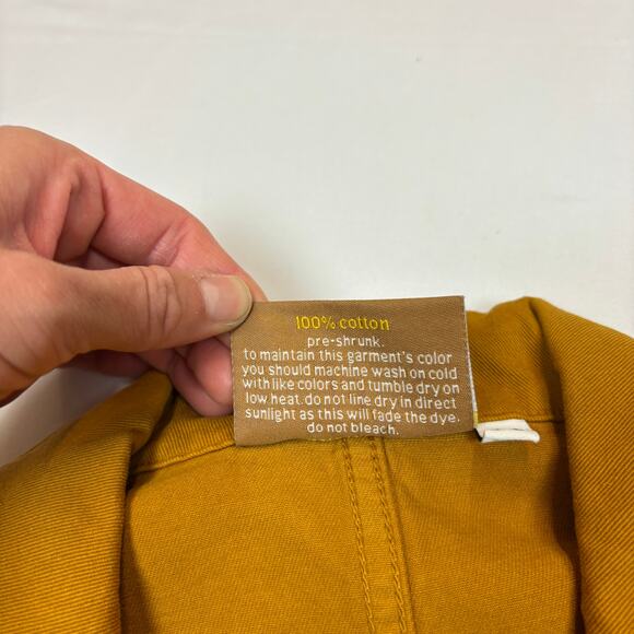 Big Bud Press Gold Short Sleeve Jumpsuit Women's Medium Boho Indie Twee - Picture 5 of 9